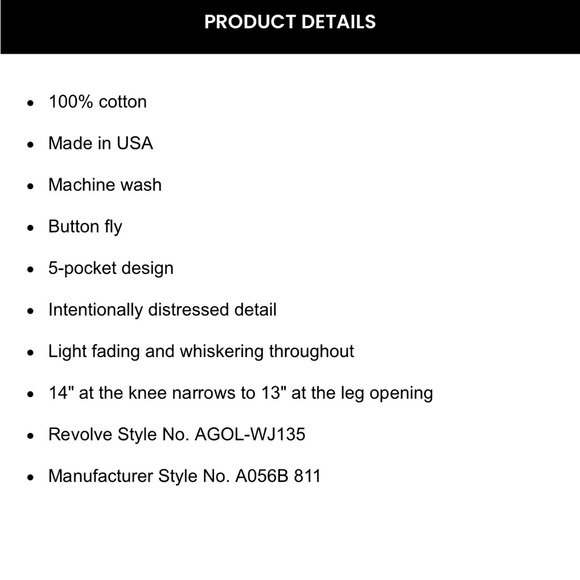 Agolde Jeans - Riley - Size 25 - NWT - Picture 5 of 6